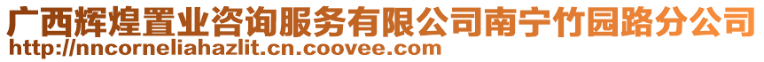 廣西輝煌置業(yè)咨詢(xún)服務(wù)有限公司南寧竹園路分公司