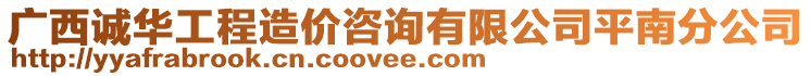 廣西誠華工程造價咨詢有限公司平南分公司