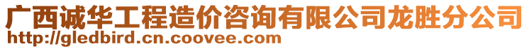 廣西誠華工程造價咨詢有限公司龍勝分公司