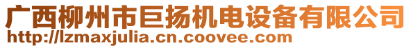 廣西柳州市巨揚(yáng)機(jī)電設(shè)備有限公司