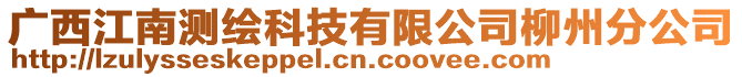 廣西江南測繪科技有限公司柳州分公司