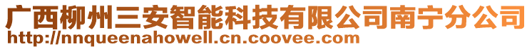 廣西柳州三安智能科技有限公司南寧分公司