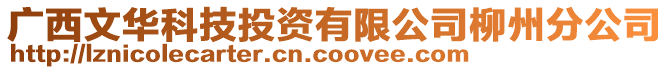 廣西文華科技投資有限公司柳州分公司