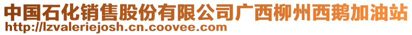中國石化銷售股份有限公司廣西柳州西鵝加油站