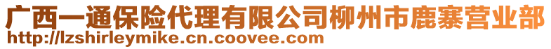 廣西一通保險代理有限公司柳州市鹿寨營業(yè)部