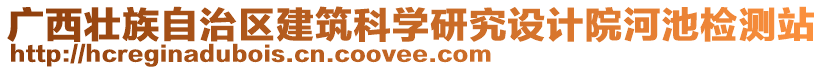 廣西壯族自治區建筑科學研究設計院河池檢測站