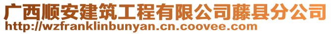 廣西順安建筑工程有限公司藤縣分公司