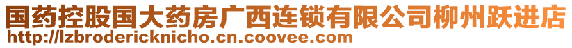 国药控股国大药房广西连锁有限公司柳州跃进店