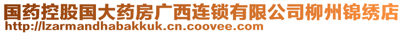 国药控股国大药房广西连锁有限公司柳州锦绣店