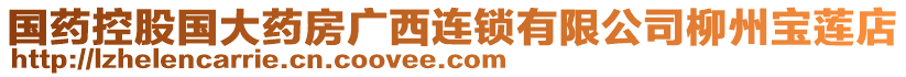 国药控股国大药房广西连锁有限公司柳州宝莲店