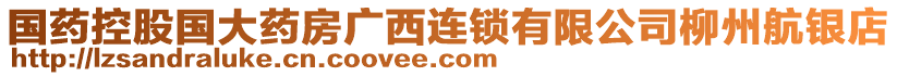 国药控股国大药房广西连锁有限公司柳州航银店