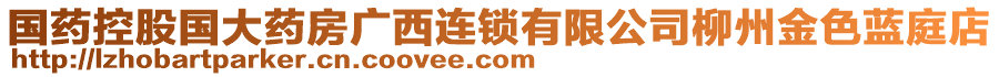 国药控股国大药房广西连锁有限公司柳州金色蓝庭店