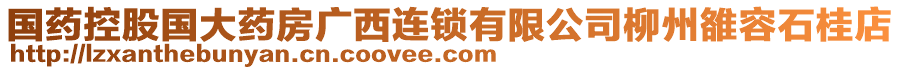 国药控股国大药房广西连锁有限公司柳州雒容石桂店