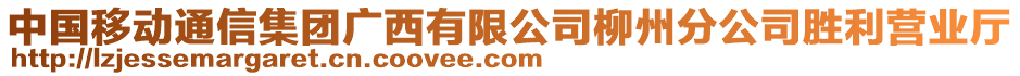 中國移動通信集團廣西有限公司柳州分公司勝利營業(yè)廳