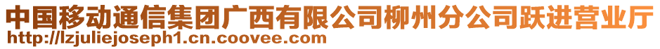 中國(guó)移動(dòng)通信集團(tuán)廣西有限公司柳州分公司躍進(jìn)營(yíng)業(yè)廳