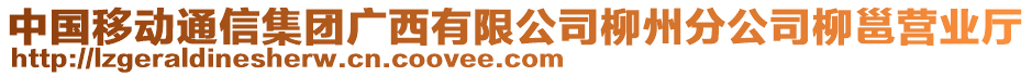 中國移動通信集團廣西有限公司柳州分公司柳邕營業(yè)廳