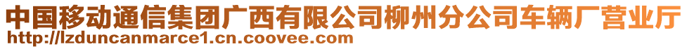 中國(guó)移動(dòng)通信集團(tuán)廣西有限公司柳州分公司車輛廠營(yíng)業(yè)廳