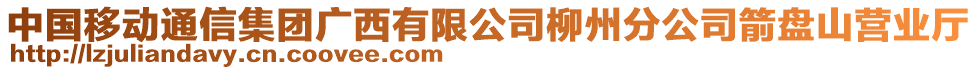 中國移動通信集團廣西有限公司柳州分公司箭盤山營業(yè)廳