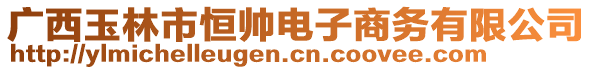 廣西玉林市恒帥電子商務有限公司