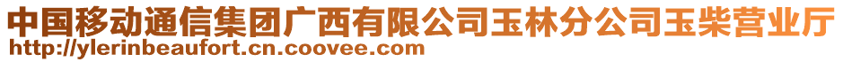 中國移動通信集團廣西有限公司玉林分公司玉柴營業(yè)廳