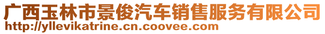 廣西玉林市景俊汽車銷售服務有限公司