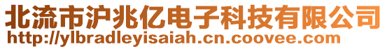 北流市滬兆億電子科技有限公司