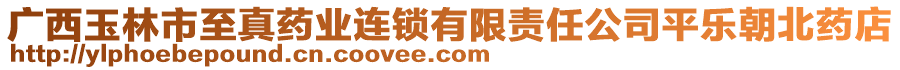 廣西玉林市至真藥業連鎖有限責任公司平樂朝北藥店