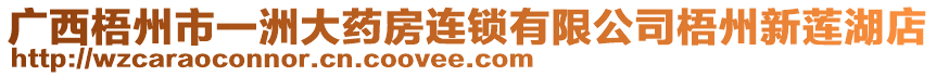 廣西梧州市一洲大藥房連鎖有限公司梧州新蓮湖店