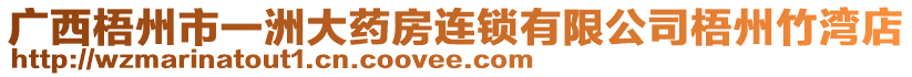 廣西梧州市一洲大藥房連鎖有限公司梧州竹灣店