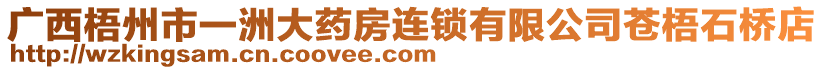 廣西梧州市一洲大藥房連鎖有限公司蒼梧石橋店