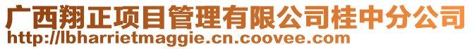 廣西翔正項目管理有限公司桂中分公司