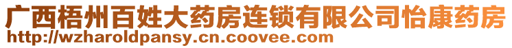 廣西梧州百姓大藥房連鎖有限公司怡康藥房