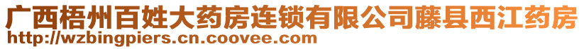 廣西梧州百姓大藥房連鎖有限公司藤縣西江藥房