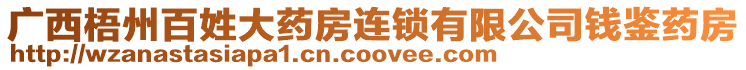 廣西梧州百姓大藥房連鎖有限公司錢鑒藥房