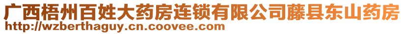 廣西梧州百姓大藥房連鎖有限公司藤縣東山藥房