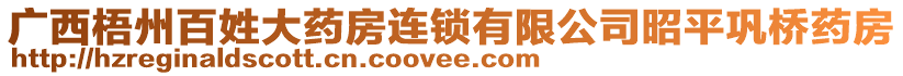 廣西梧州百姓大藥房連鎖有限公司昭平鞏橋藥房