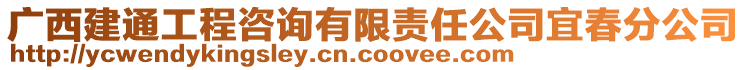 廣西建通工程咨詢有限責任公司宜春分公司