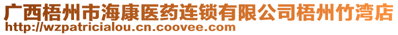 廣西梧州市海康醫(yī)藥連鎖有限公司梧州竹灣店