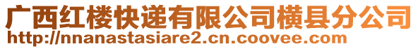 廣西紅樓快遞有限公司橫縣分公司