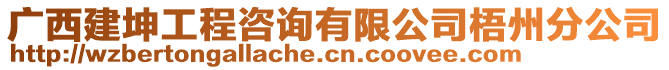 廣西建坤工程咨詢有限公司梧州分公司