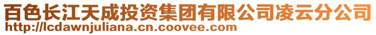 百色長江天成投資集團有限公司凌云分公司