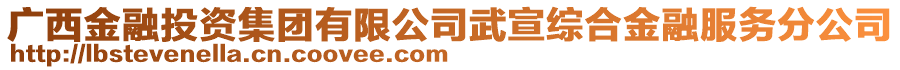 廣西金融投資集團(tuán)有限公司武宣綜合金融服務(wù)分公司