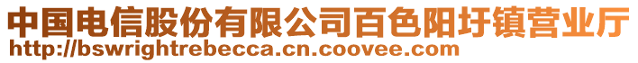 中國(guó)電信股份有限公司百色陽(yáng)圩鎮(zhèn)營(yíng)業(yè)廳