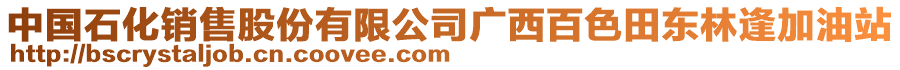 中國石化銷售股份有限公司廣西百色田東林逢加油站