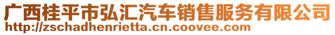 廣西桂平市弘?yún)R汽車銷售服務(wù)有限公司