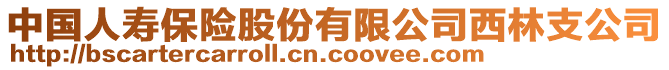 中國(guó)人壽保險(xiǎn)股份有限公司西林支公司