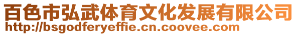 百色市弘武體育文化發(fā)展有限公司