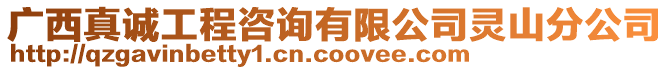 廣西真誠工程咨詢有限公司靈山分公司