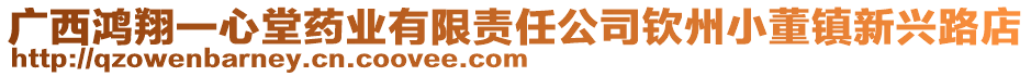 廣西鴻翔一心堂藥業(yè)有限責(zé)任公司欽州小董鎮(zhèn)新興路店