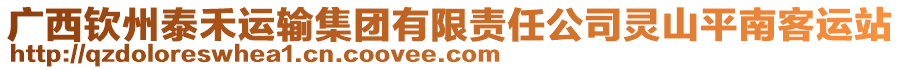 廣西欽州泰禾運(yùn)輸集團(tuán)有限責(zé)任公司靈山平南客運(yùn)站